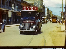 8mm Film Thailand 1940s Home Movie Sampan Rickshaw Street Trolley Snake Car Monk