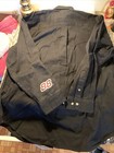 NASCAR DALE JARRETT BUTTON FRONT SHIRT SIZE L BLACK EMBROIDERED VINTAGE NEW TAG — photo 10
