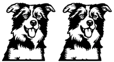 Australian Shepherd Aussie Black Vinyl Decal Car Truck Window Laptop Notebook