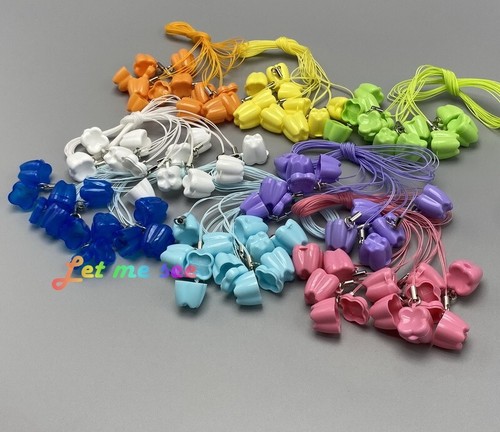 100 Baby Tooth Storage Keepsake Box Dental Milk Teeth Organizer Container w Rope - Picture 13 of 14