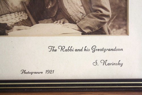 2 Antique Jewish Photogravure Postcards Narinsky Rabbi Fisherman Palestine 1921 - Picture 4 of 12