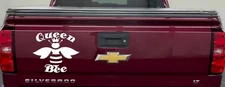 Queen Bee Honey Bee Word Queen Car or Truck Window Vinyl Decal Sticker