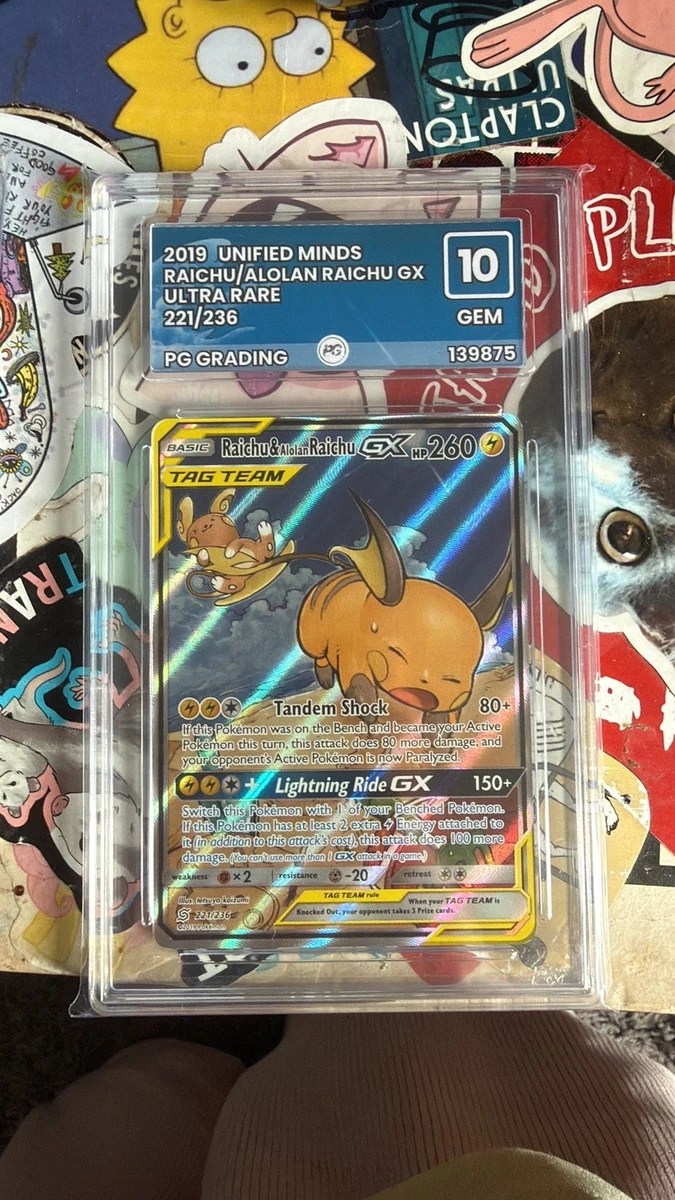 Карты Raichu & Alolan Raichu GX Pokémon TCG - огромный выбор по