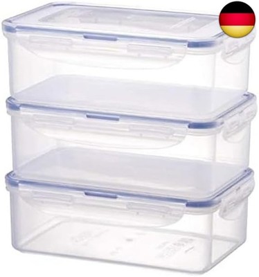 Lock & Lock Frischhaltedosen im 3er Set ? stapelbare Vorratsdosen aus