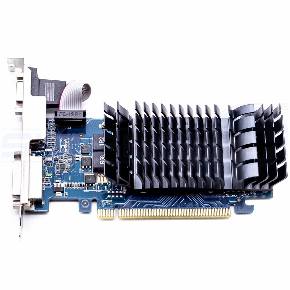 Asus Nvidia Geforce 210 1GB GDDR3 Silent Video Card Graphics HDMI VGA DVI PC - Image 2 of 4