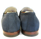 Men's Scarosso Gregory Navy Suede Half Strap Penny Loafers Size 42.5 EUR, 9.5 US — photo 8
