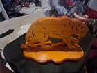 Vintage handcrafted woodenWoodimalfree standing puzzle 11 Panther — photo 5