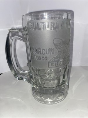 Cultura Maya Cancun Mexico Clear Glass Mug