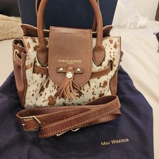 Fairfax & Favor Cowhide Mini Windsor Bag With Dust Bag And Box Read Description