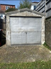 Single Concrete Garage