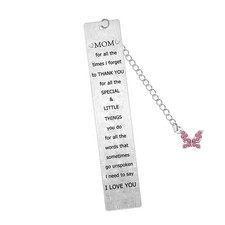 Mom's Day Gifts: Daughter Son's Heartfelt Bookmark for Mom