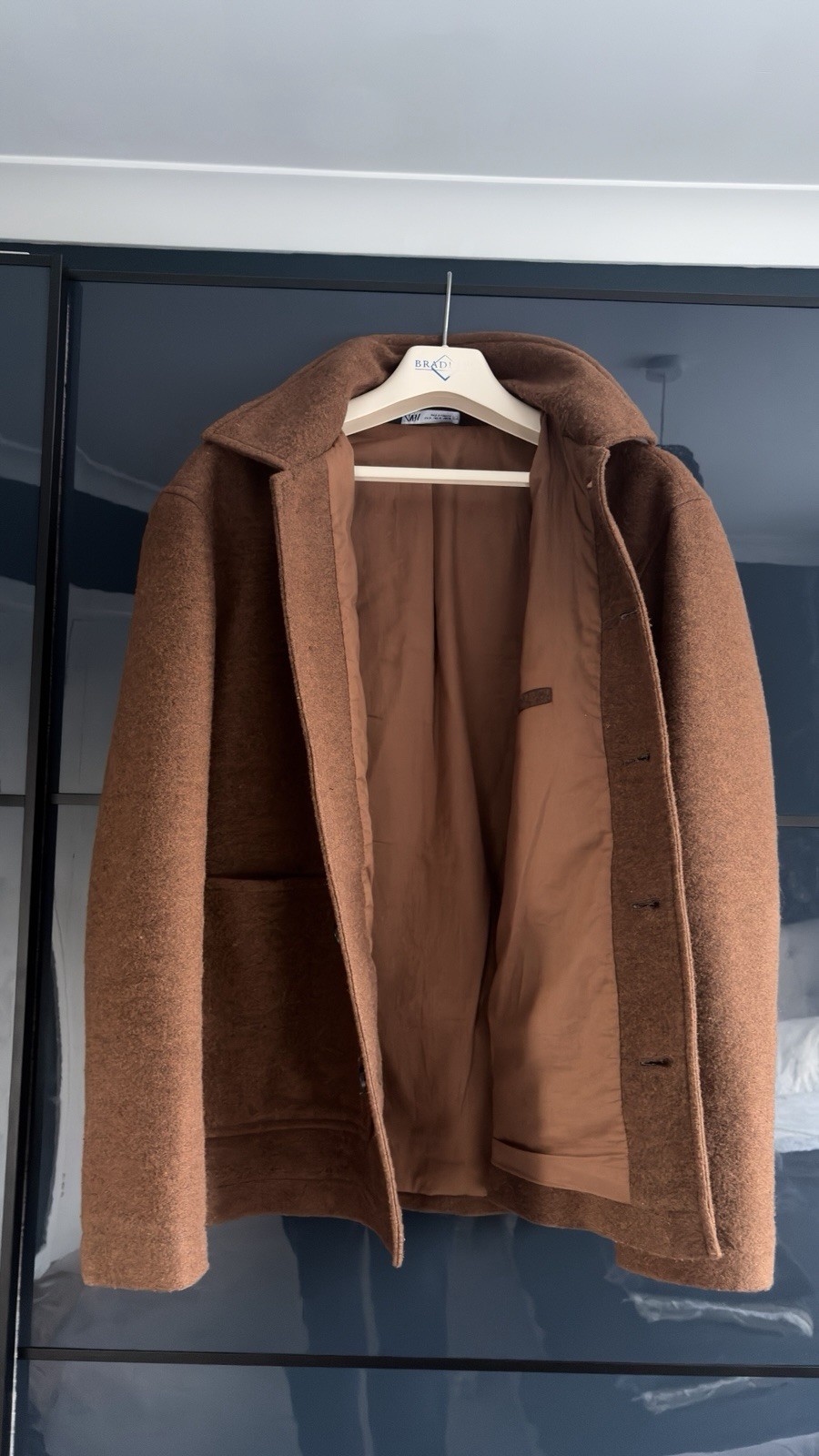 Zara Men's Wool Blend Jacket Medium RRP £90 image 5