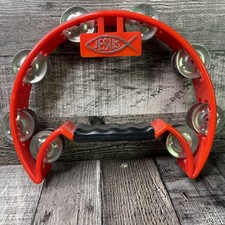 Plastic Tambourine - Red, Jes&uacute;s !!!!