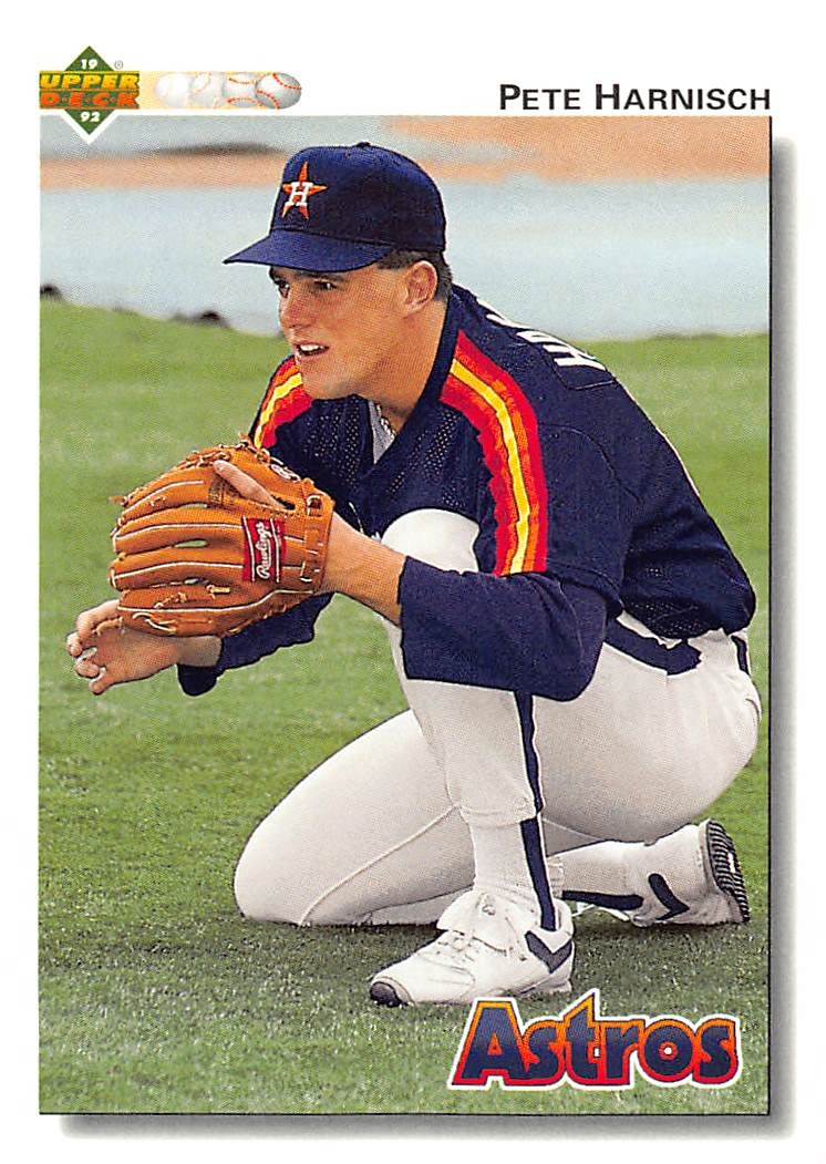 Pete Harnisch 1992 Upper Deck 635 Houston Astros BASEBALL Card