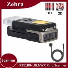 Zebra RS5100 Wireless Bluetooth Ring Scanner 2D 1D Bar Code Reader Scanner
