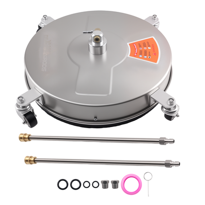 #ad 19 Inch Surface Cleaner for Pressure Washer 4200PSI Stainless 1 4quot; Plug $98.72