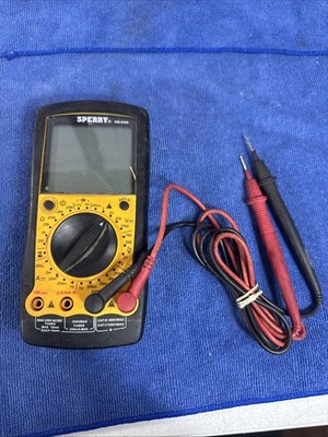 Sperry DM-6400 8 Function Digital Multimeter Tested - FAST FREE SHIPPING!