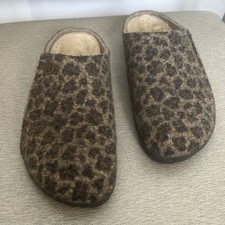 BIRKENSTOCK Zermatt Brown Shearling Lined Brown Slipper Size 37 /. 6 us Women