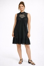 Abercrombie Fitch Black Lace Mini Dress Size M Vacation Date Night Romantic