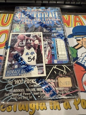 1994-95 Fleer NBA Basketball Series 2  gravity  Box Factory Sealed Rare Read