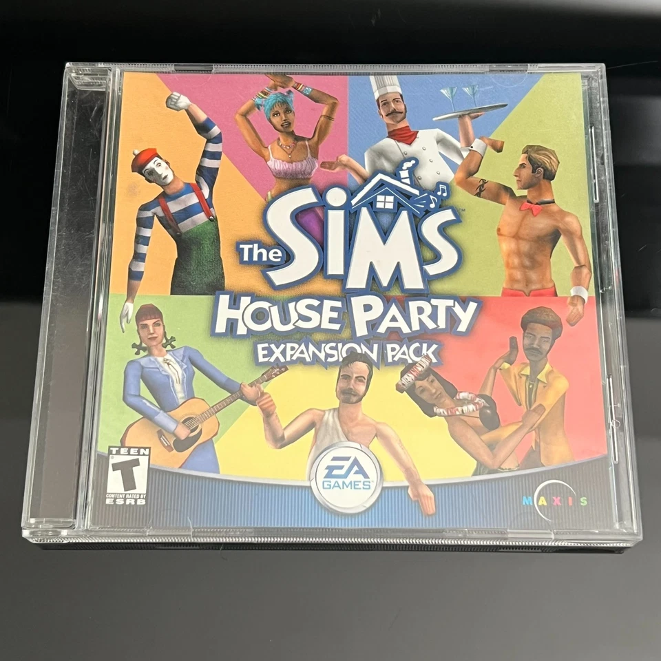 The Sims House Party Expansion Pack [PC CD-ROM, 2010] CIB COMPLETE - Image 2 of 4