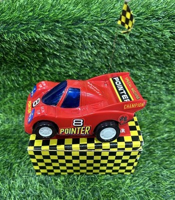 RUSS Zoom Racers Electronic Formula 1 POINTER Racing Team #8 Porsche VTG Toy Car