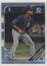 2019 Bowman Draft Chrome Sky Blue Refractor CJ Abrams #BDC-85 5h0
