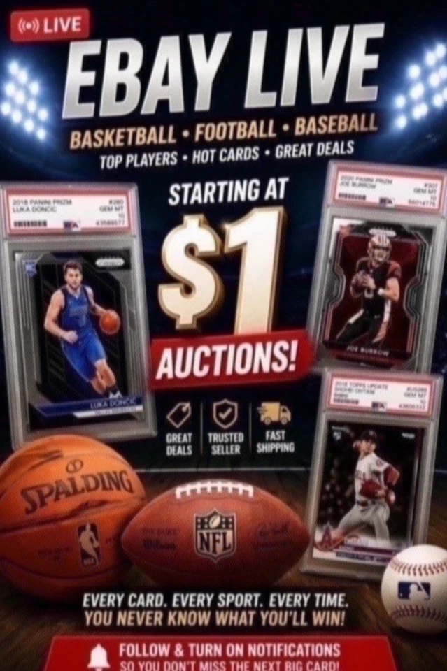 Fire Friday Singles! Wemby, Ohtani, Flagg, CACTUS JACK NBA! Join Me!
