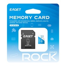 EAGET 64GB Micro SD Card UHS-I Flash Memory Card C10, U3, A1, V10 with SDAdapter
