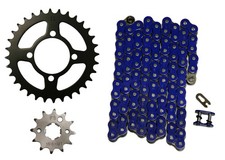 Blue 520x74 Drive Chain & 12/32 Sprockets for Yamaha Breeze 125 1989-2004