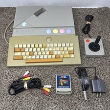 Atari XE Game Console Keyboard Joystick Game System Console Bundle Tested