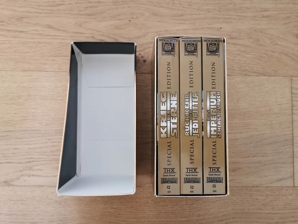 Star Wars VHS Video Krieg der Sterne - Trilogie Teil 1 - 3 Special Edition Gold - Bild 2 von 4