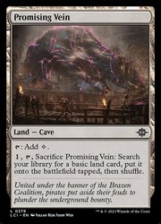 Promising Vein #279 The Lost Caverns of Ixalan Common Land MTG