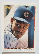 1995 Topps #11 Sammy Sosa Chicago Cubs