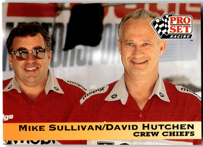 1992 Pro Set Racing #148 MIKE SULLIVAN/DAVID HUTCHEN Wayne County Speedshop
