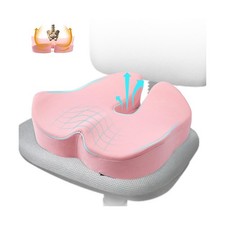 X Large Memory Foam Seat Cushion for Office Chair,for Back Support, Relief Sc...