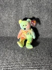 Ty Beanie Babies Peace Bear Tie Dye Plush 1996 Vintage PVC Pellets w/ Tag