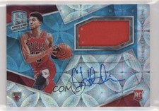 2018-19 Spectra Rookie Jersey Neon Blue Prizm 79/99 Chandler Hutchison Auto 6o3