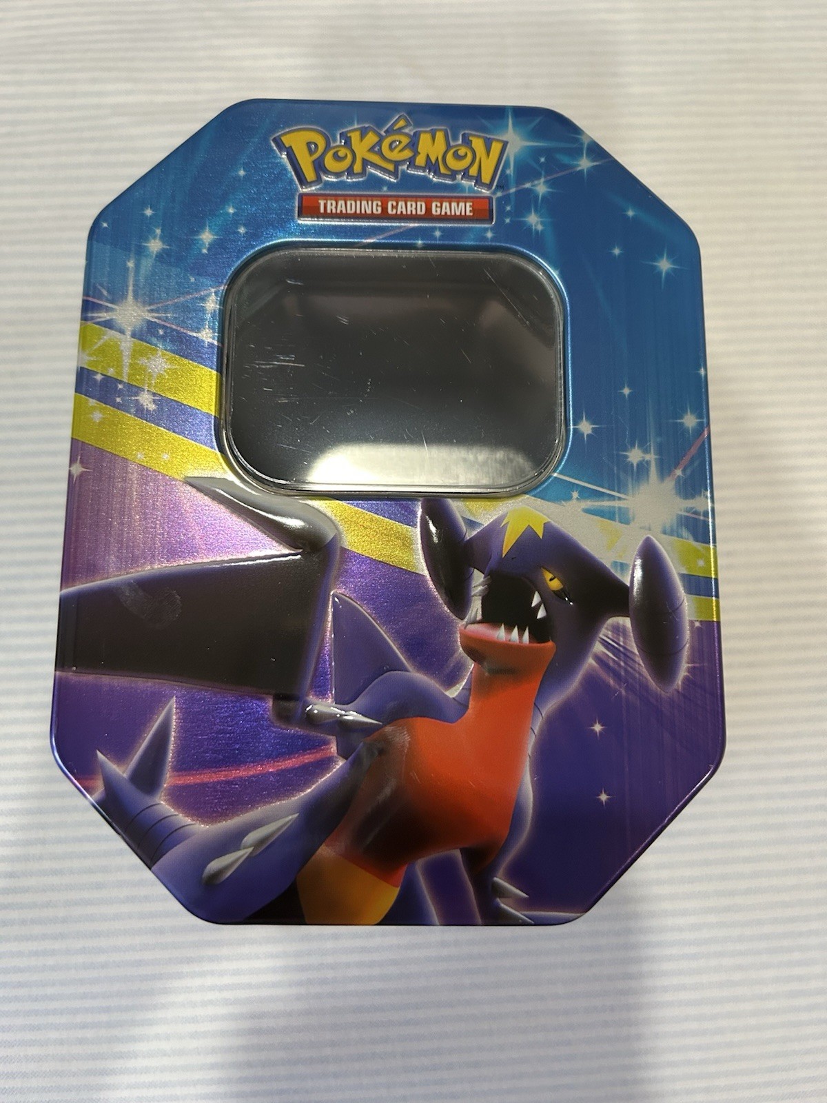 2009 Pokemon TCG Garchomp C LV.X Tin Empty
