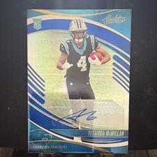 Panini 2025 Absolute Tetairoa McMillan RC Auto #183 /50 Panthers ROY 