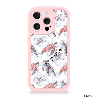 For iPhone Air 14 15 Plus 16e 17 Pro Max Customized Marine Animal Case TPU Cover