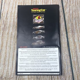 Sega Touring Car Championship Sega Saturn Complete With Manual (PAL)