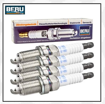 4x Original BERU Zündkerze Ultra X Titan UXT14 0002345903
