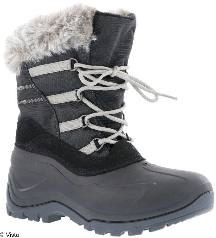 "SALE" Spirale Damen Winterstiefel warm gefüttert Schnürstiefel Boots schwarz