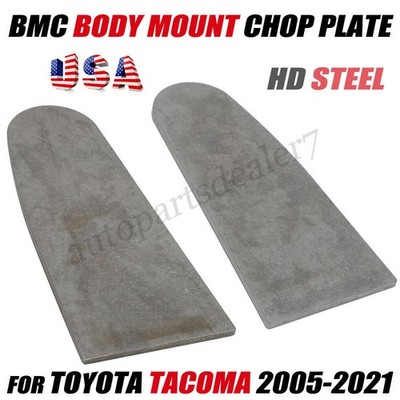 For Toyota Tacoma BMC Body Mount Chop Steel Plate Kit Gen 2 / 3 Tacoma 2005-2021