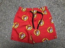Buc-ee  s Boys Swim Trunks 4T Shorts Zipper Back Pocket Beaver