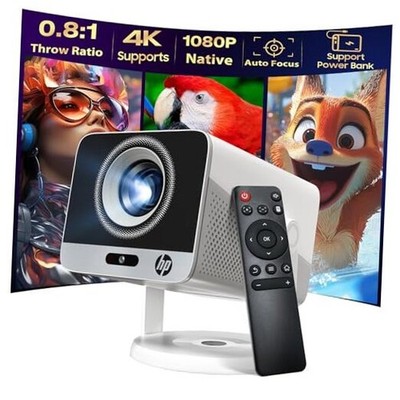 Mini Projector 1080P Full HD,  MC425 Portable Projector, Projector with WiFi 