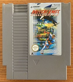 NES ~ ROLLERGAMES ~ Nintendo NES-US-AUS Game Cart + Sleeve + Inst Box Pal A