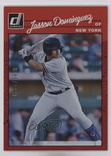 2023 Panini Donruss Retro 1990 Variation Holo Red /2023 Jasson Dominguez 0p1q