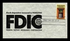 Dr Jim Stamps Fdc 20C Federal Deposit Insurance Corporation G. Alexander Cachet